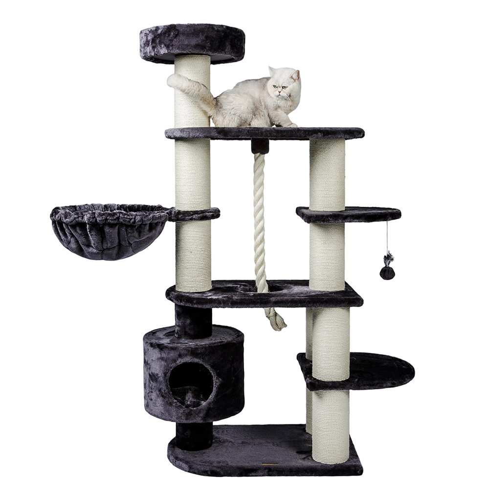 Indoor Cat Tower with Jump Platform