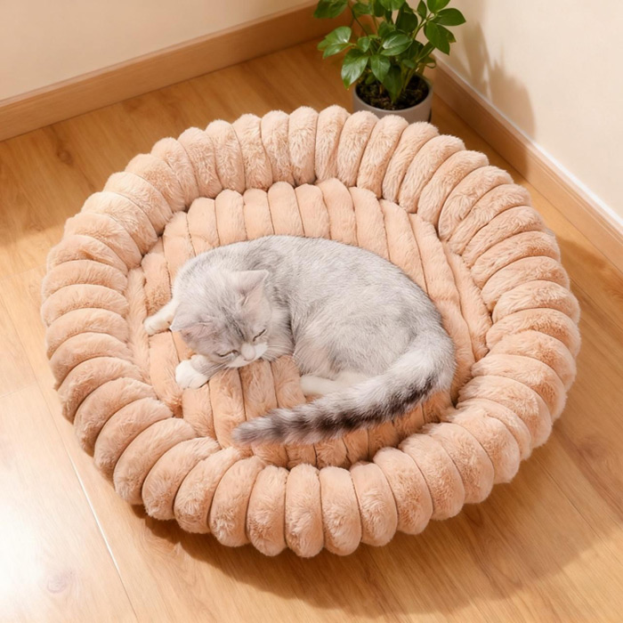 Super Soft Plush Faux Fur Pet Bed